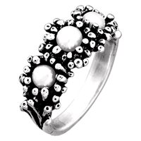 Anello Giovanni Raspini Donna Anemone in Argento Perla 11268/12 - 11268/14